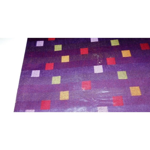 Pampered Chef Tiles Table Runner Reversible Dark Purple 2169 NEW Sealed - Picture 2 of 5